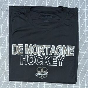 De Mortagne Hockey Black Dry-fit T-Shirt